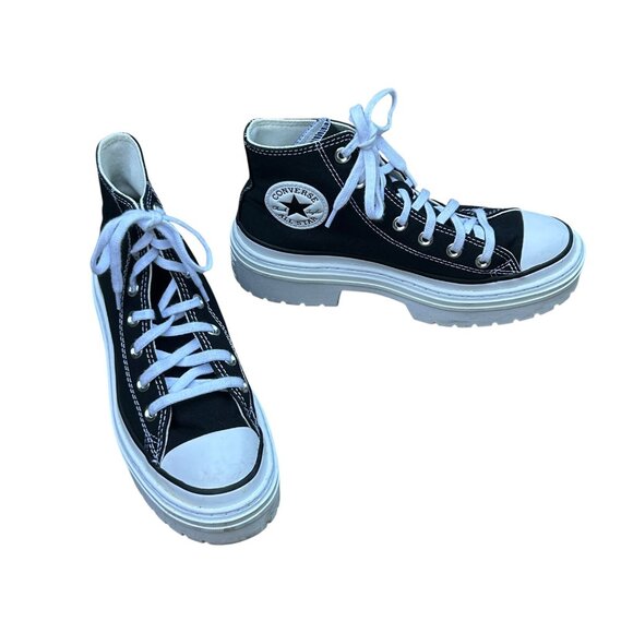 Converse Chuck Taylor All Stars Lugged Heel Hi Top Sneakers Size 7 - Picture 12 of 12